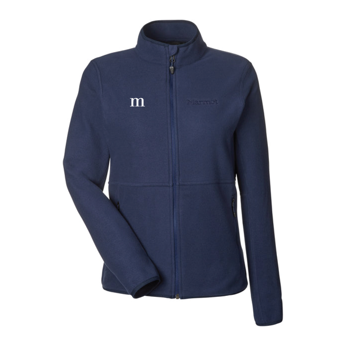 Women's Marmot Rocklin Fleece Jacket - Front Logo
