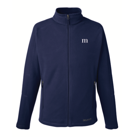 Marmot Men's Rocklin Fleece Full-Zip Jacket - Front Logo